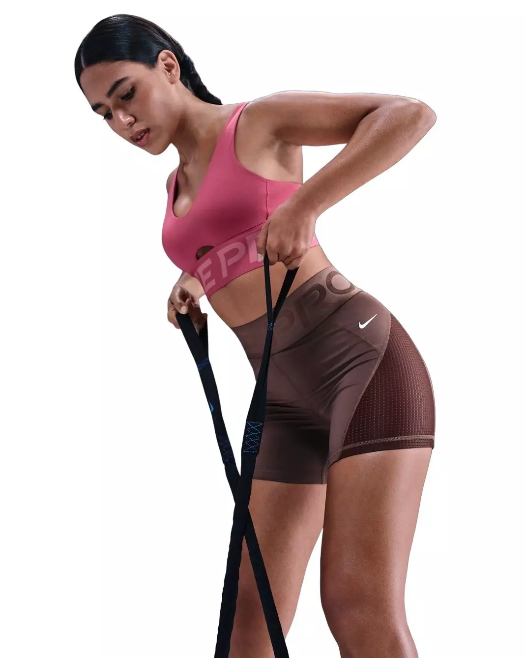 Nike Women's Pro Sculpt Dri-FIT High-Waisted 5" Biker Shorts -Tattoo Purple - TATTOO PURPLE