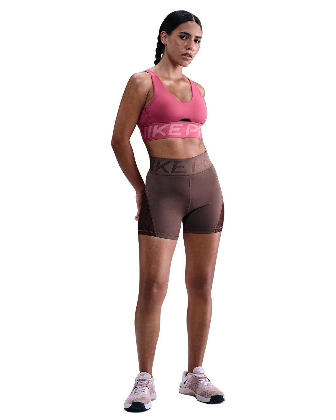 Nike Women's Pro Sculpt Dri-FIT High-Waisted 5" Biker Shorts - Tattoo Purple - TATTOO PURPLE Thumbnail View 4