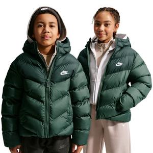 Nike Big Kids' Sportswear All Day Play Therma-FIT Loose-Fit Puffer Jacket - Green - GREEN