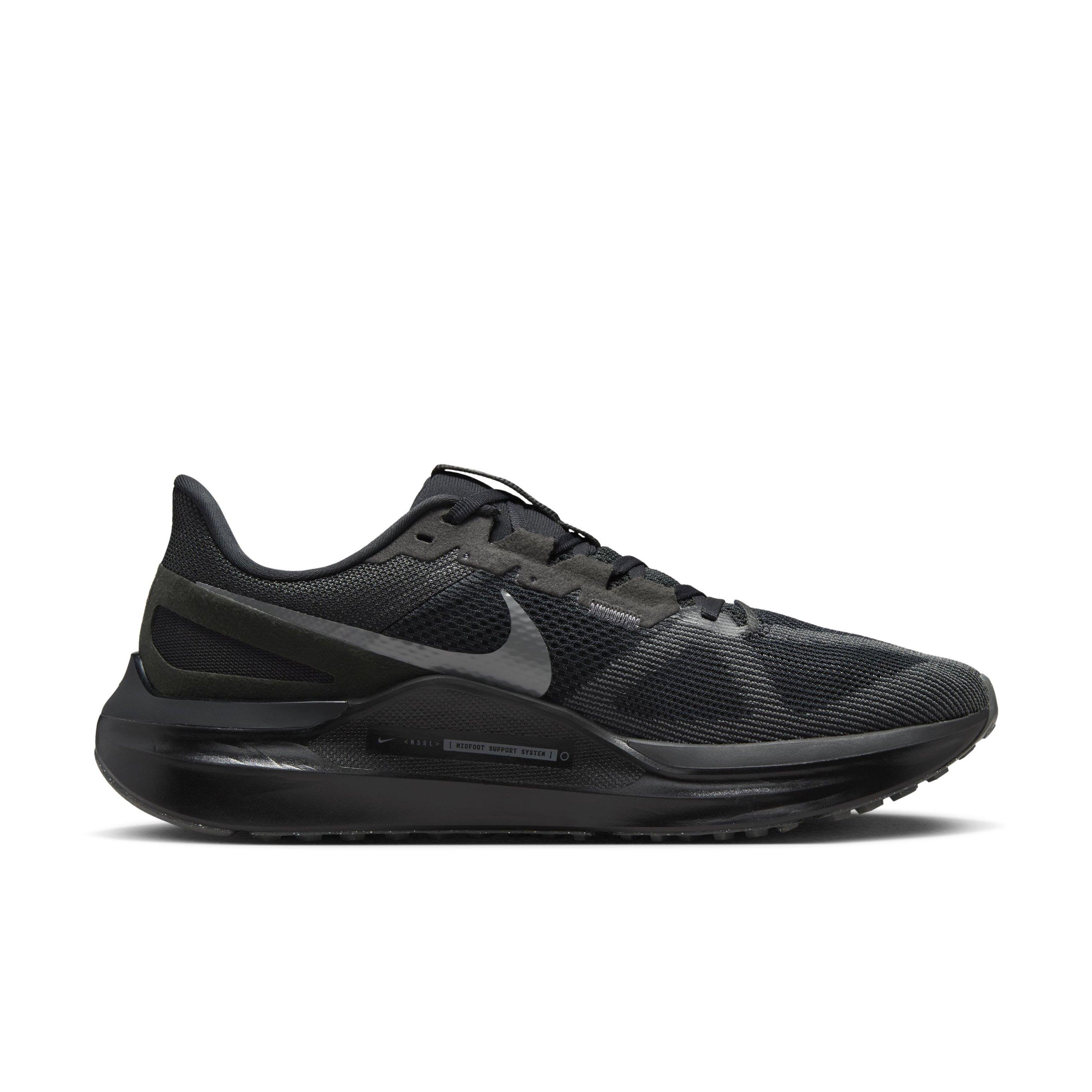 Nike Structure 25 "Black/Black/Iron Grey" Men's Running Shoe - BLACK/BLACK/GREY Thumbnail View 1