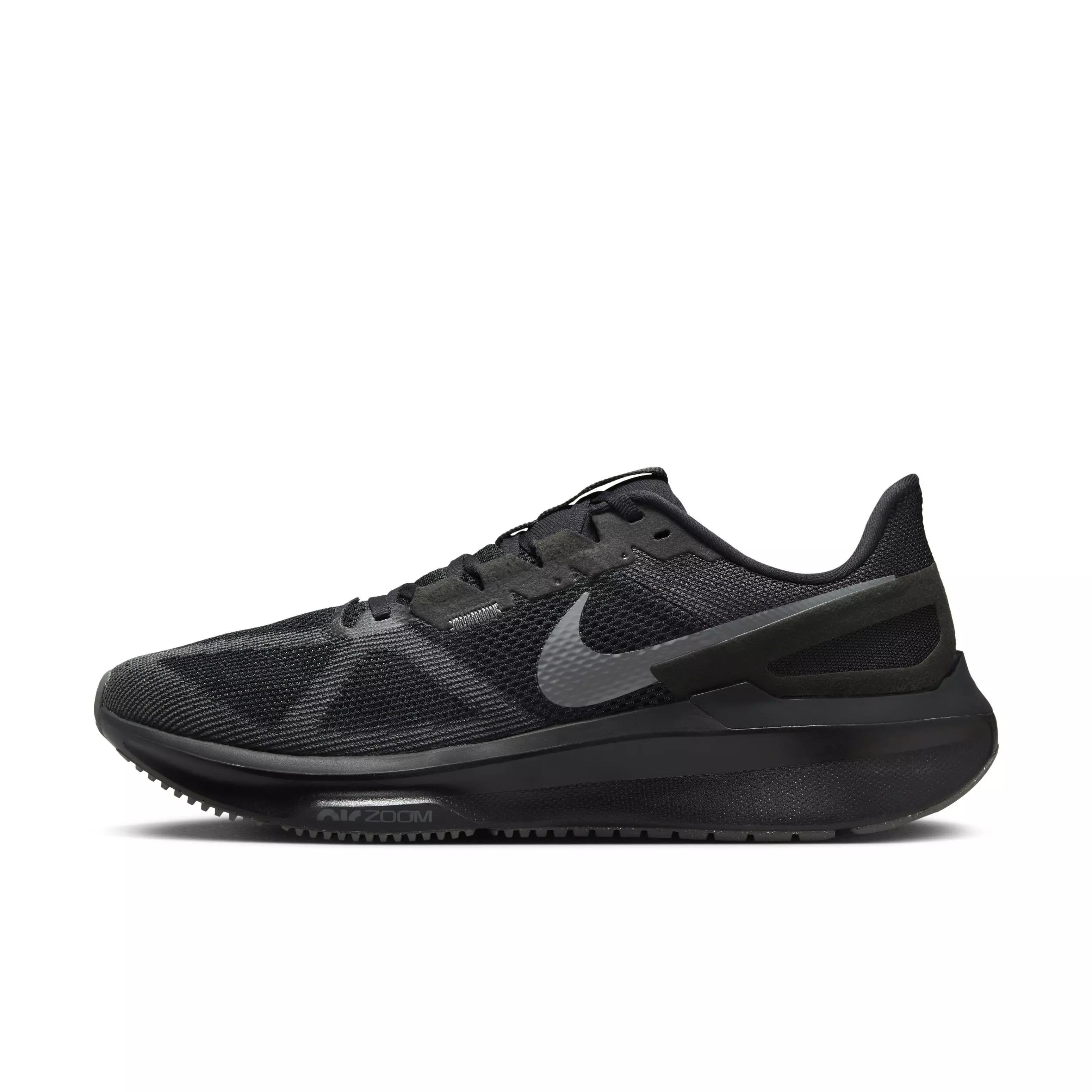 Nike Structure 25 "Black/Black/Iron Grey" Men's Running Shoe - BLACK/BLACK/GREY