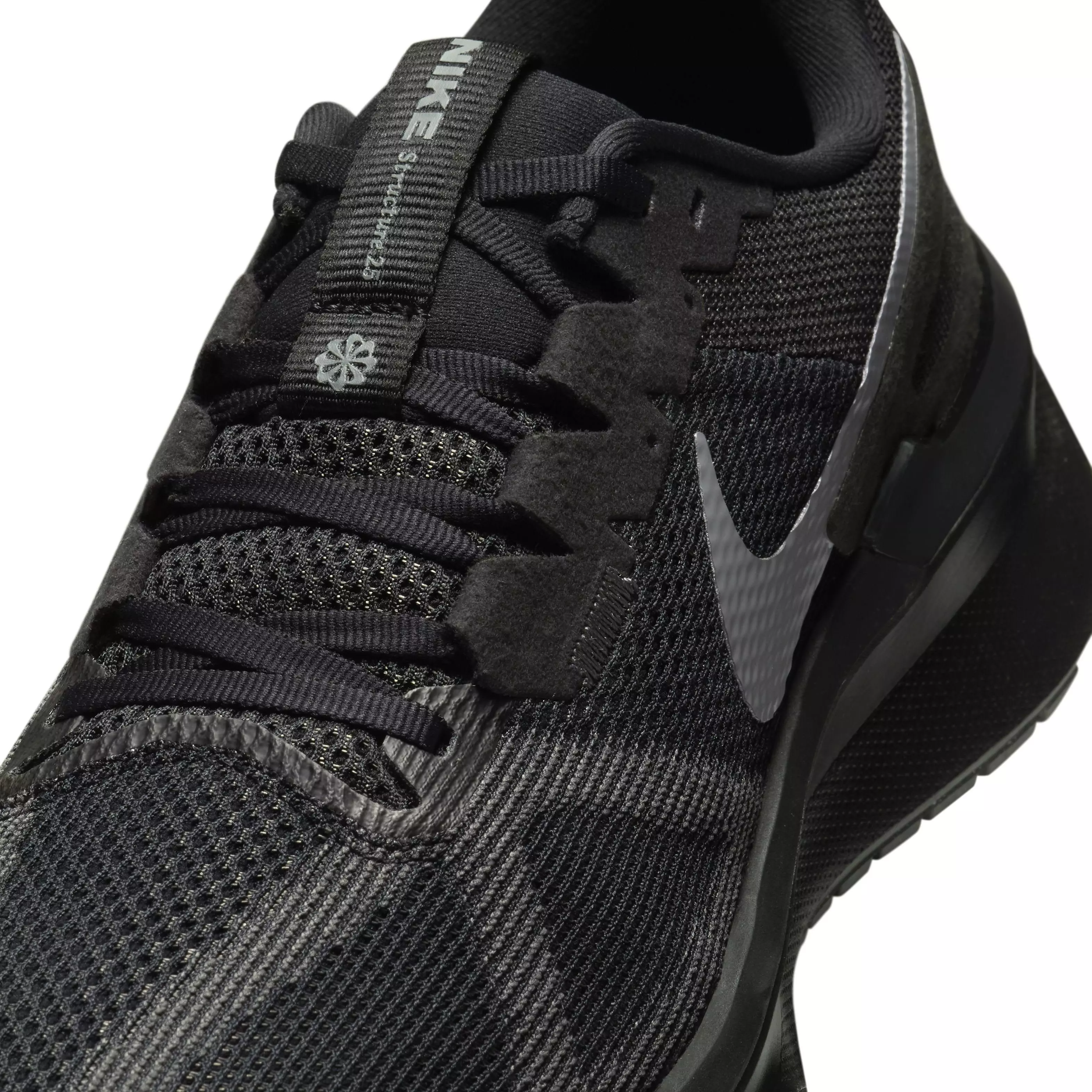 Nike Structure 25 "Black/Black/Iron Grey" Men's Running Shoe - BLACK/BLACK/GREY