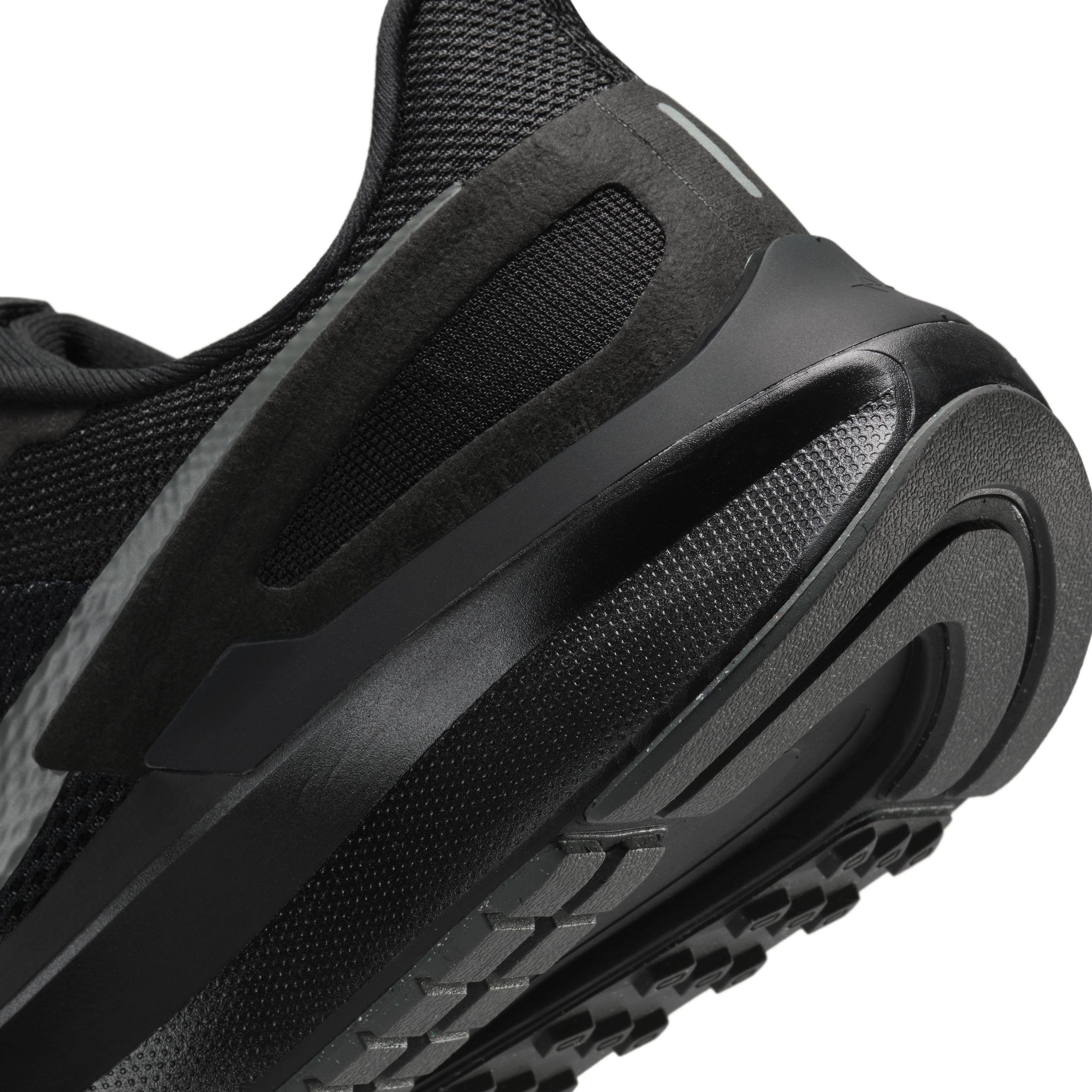 Nike Structure 25 "Black/Black/Iron Grey" Men's Running Shoe - BLACK/BLACK/GREY Thumbnail View 8