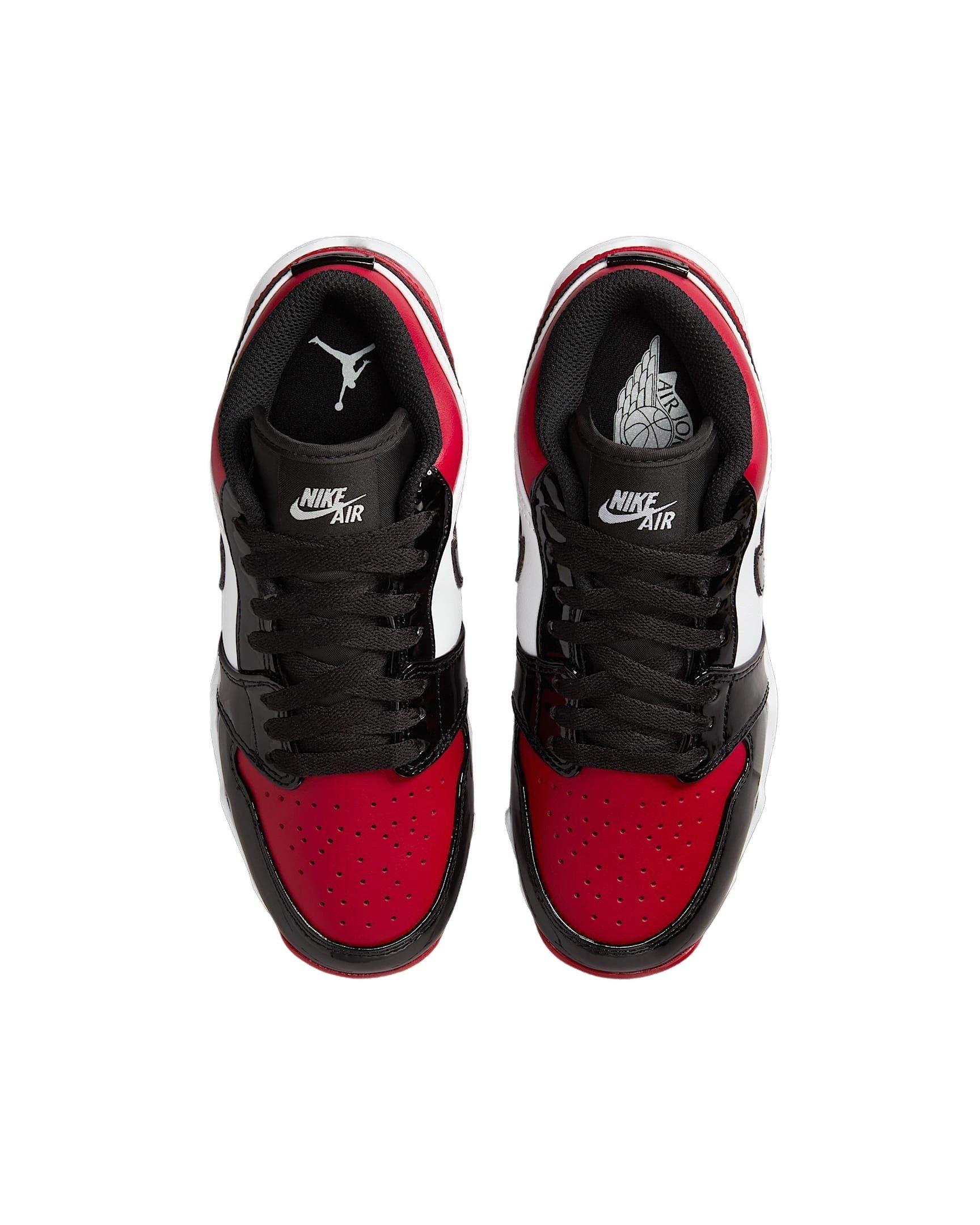 Jordan 1 Low Preschool Boys' "Gym Red/White/Black" Football Cleat