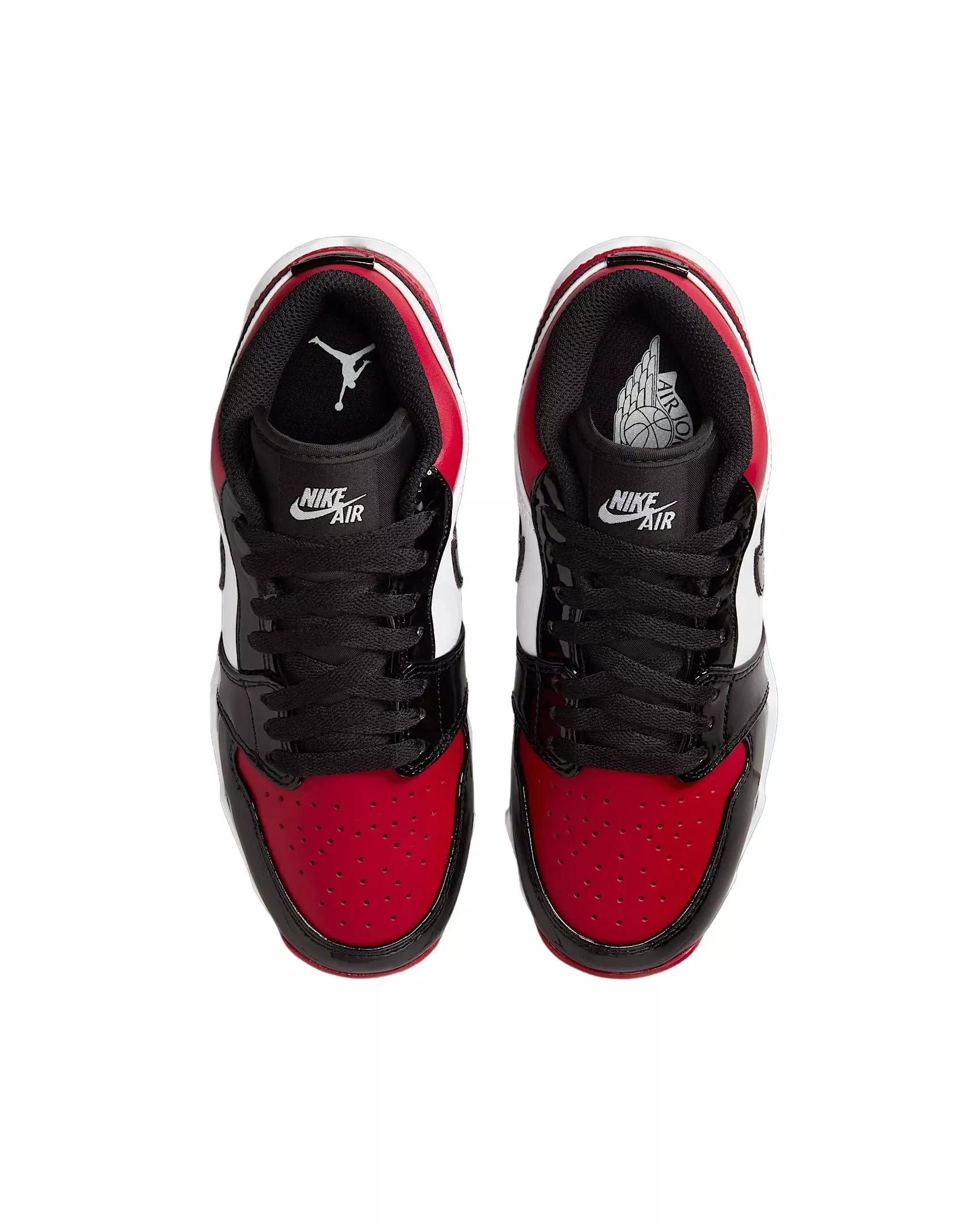 Jordan 1 Low "Gym Red/White/Black" Preschool Boys' Multisport Cleat - RED/WHITE/BLACK