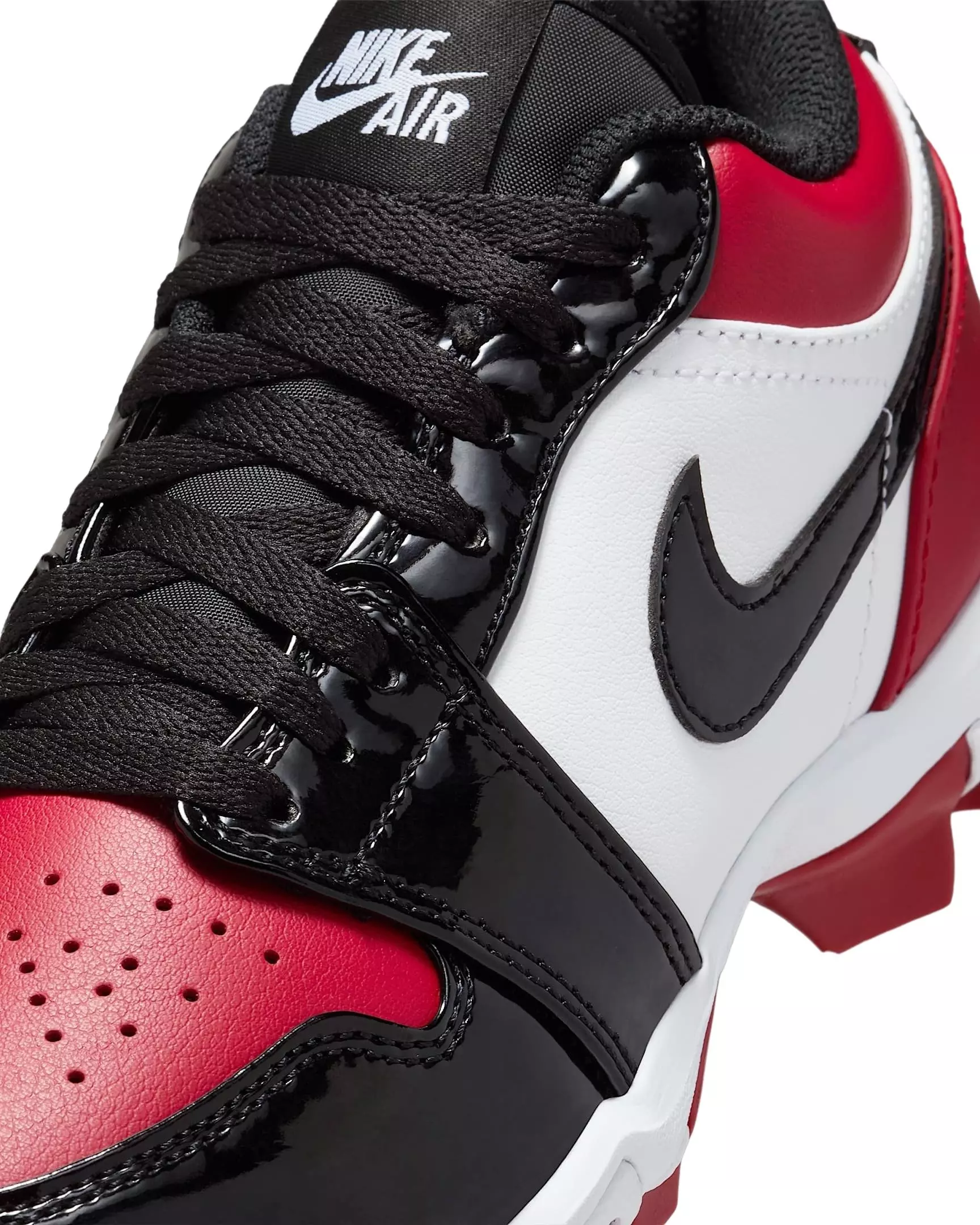 Jordan 1 Low "Gym Red/White/Black" Preschool Boys' Multisport Cleat - RED/WHITE/BLACK