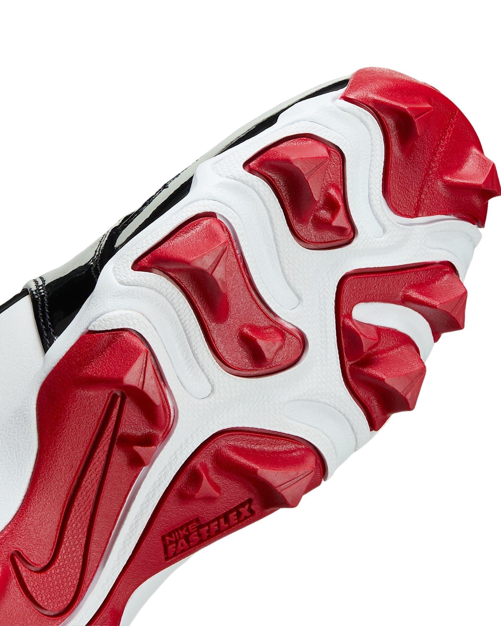 Jordan 1 Low Preschool Boys' "Gym Red/White/Black" Football Cleat