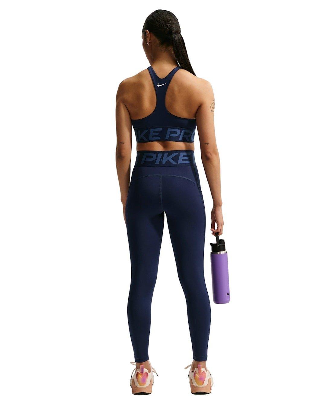 Nike Women's Pro Sculpt Medium-Support Padded Sports Bra - Navy - NAVY Thumbnail View 5