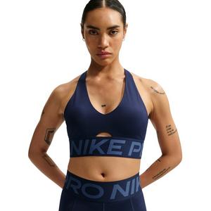 Nike Women's Pro Sculpt Medium-Support Padded Sports Bra -Navy