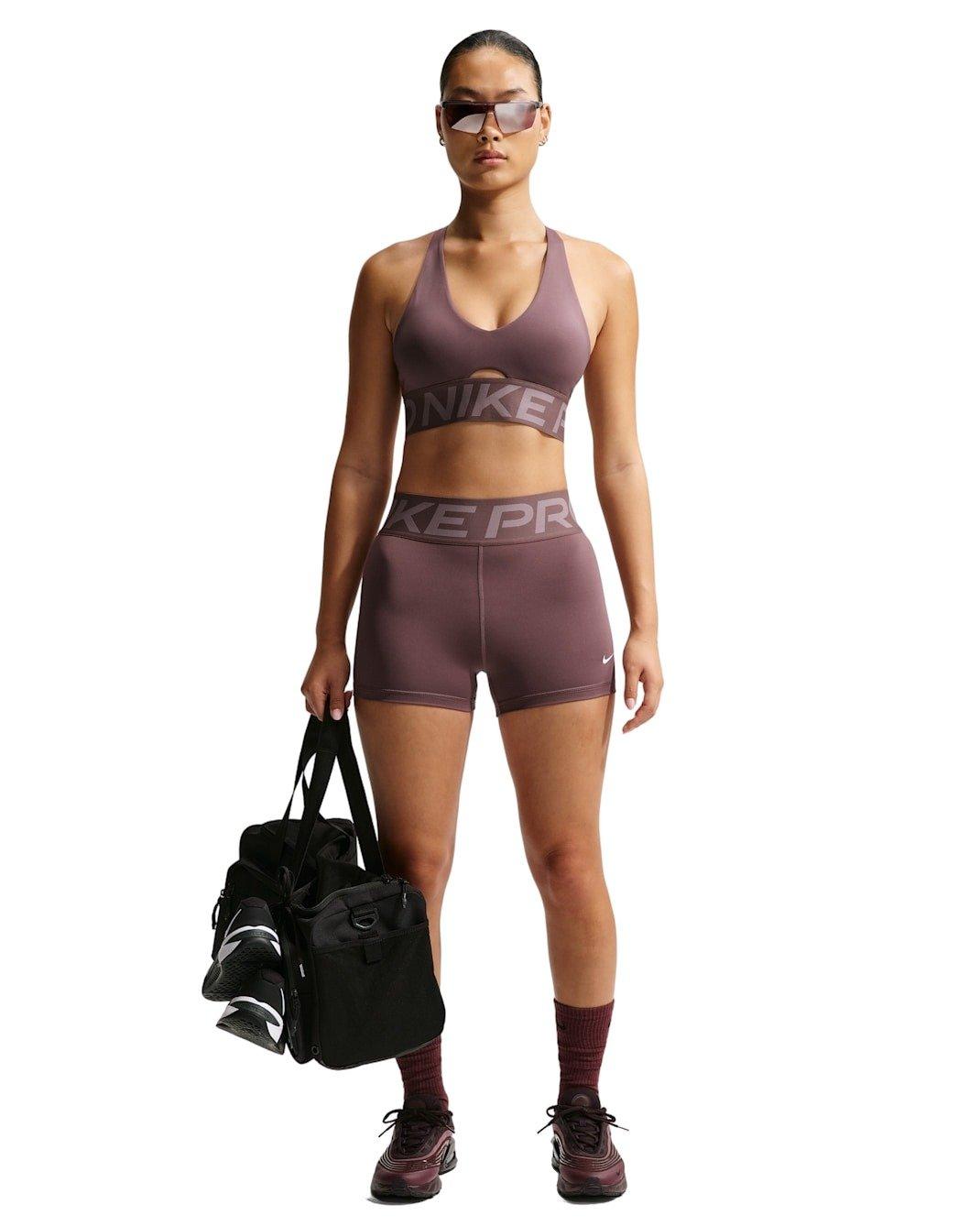 Nike Women's Pro Sculpt Medium-Support Padded Sports Bra - Tattoo Purple - TATTOO PURPLE Thumbnail View 4