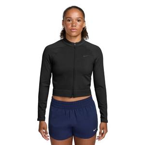 Nike Women's Pro Full-Zip Training Top -Black
