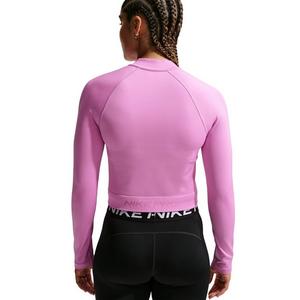 Nike Women's Pro Full-Zip Training Top -Lt Magenta