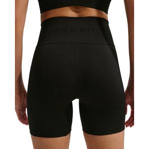 Nike Women's Pro Seamless Dri-FIT High-Waisted 5" Biker Shorts -Black