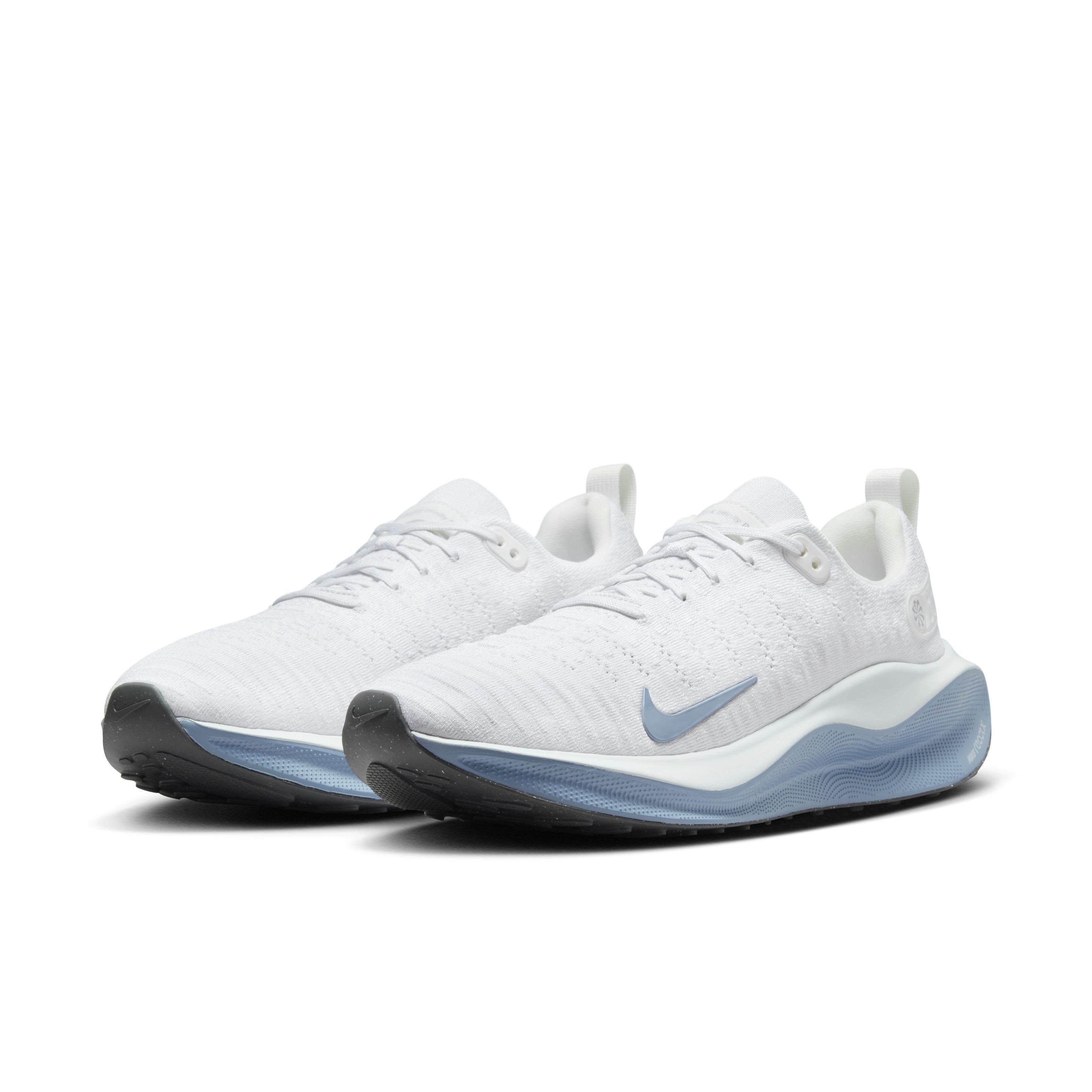 Nike InfinityRN 4 "Summit White/White/Cement Grey/Ashen Slate" Men's Running Shoe - WHITE/WHITE/GREY/SLATE Thumbnail View 3