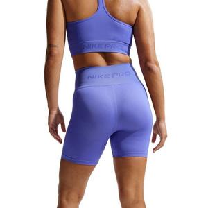 Nike Women's Pro Seamless Dri-FIT High-Waisted 5" Biker Shorts -Sapphire
