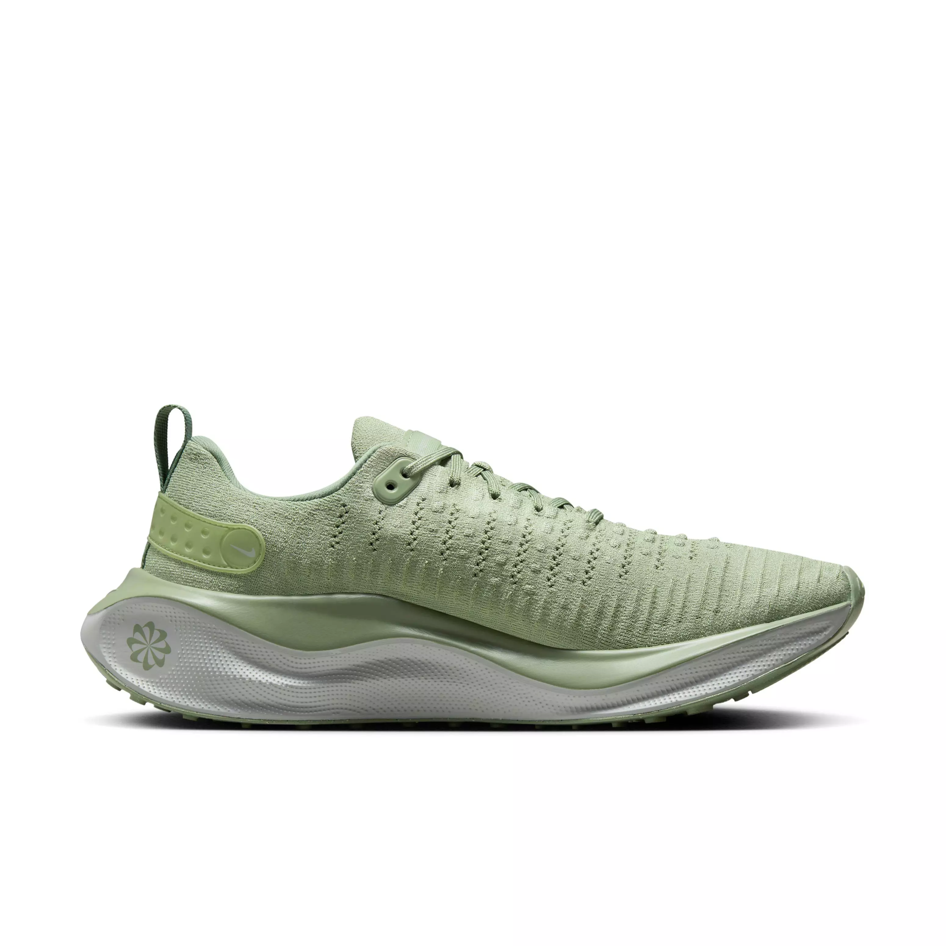 Nike InfinityRN 4 "Oil Green/Jade Horizon/Light Silver" Men's Running Shoe - GREEN/JADE/LT SILVER