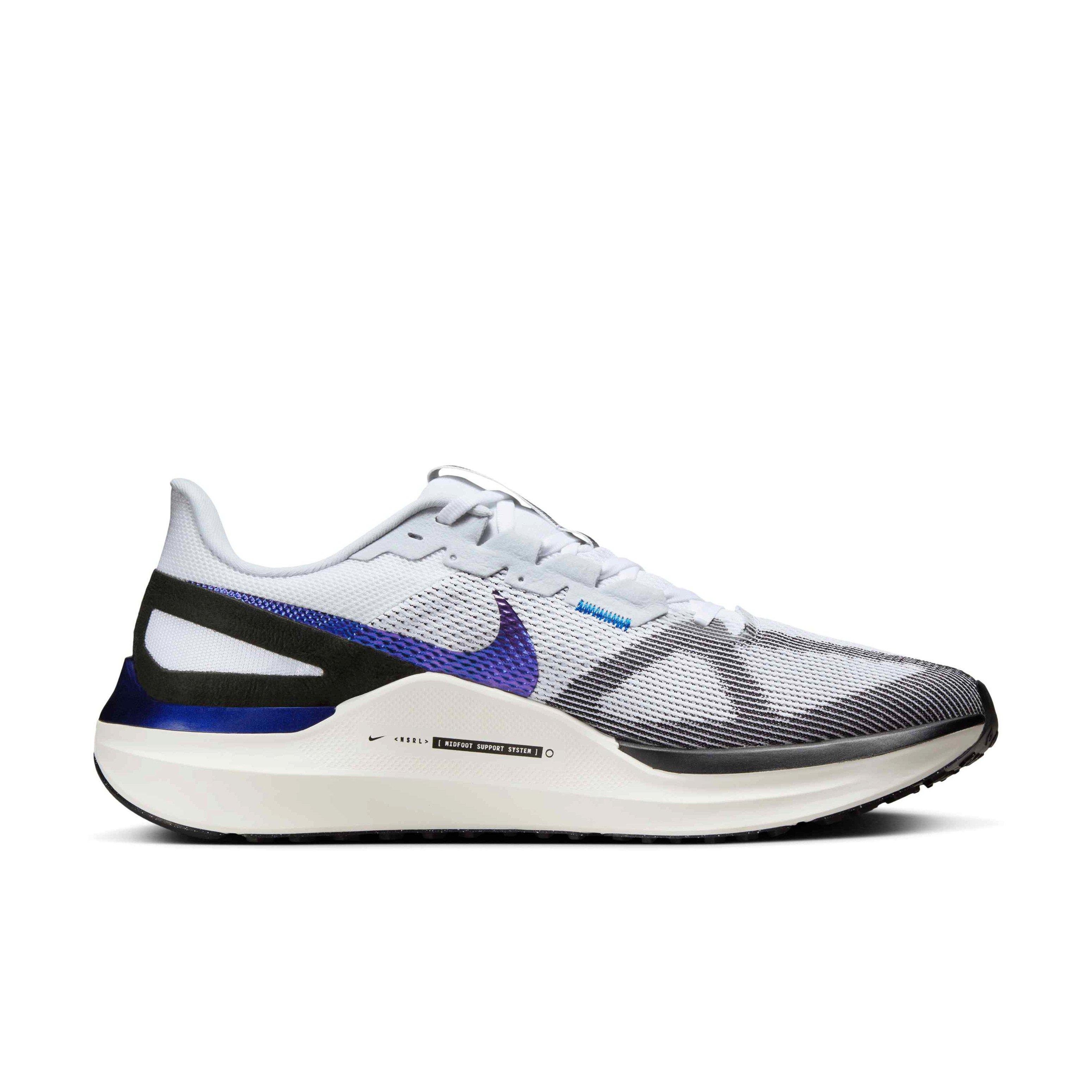 Nike Structure 25 "White/Black/Sail/Photo Blue" Men's Running Shoe - WHITE/BLACK/BLUE Thumbnail View 1