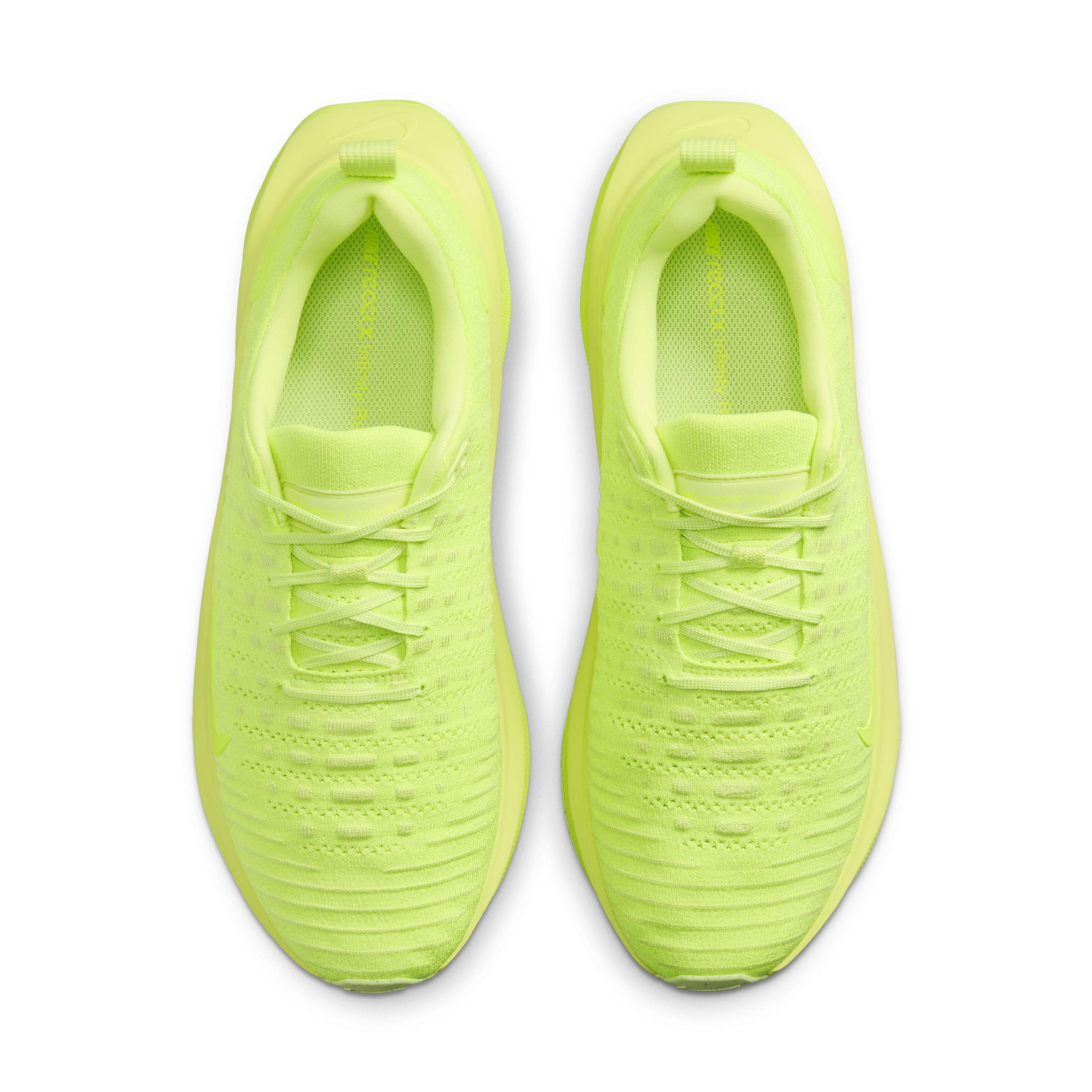 Nike InfinityRN 4 "Volt/Black/Barely Volt" Men's Running Shoe - VOLT/BLACK/VOLT Thumbnail View 4
