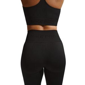 Nike Women's Pro Seamless High-Waisted 7/8 Leggings -Black