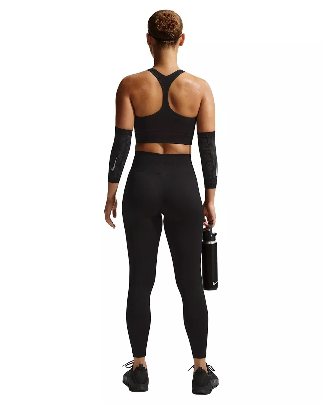Nike Women's Pro Seamless High-Waisted 7/8 Leggings - Black - BLACK