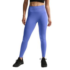 Nike Women's Pro Seamless High-Waisted 7/8 Leggings -Sapphire