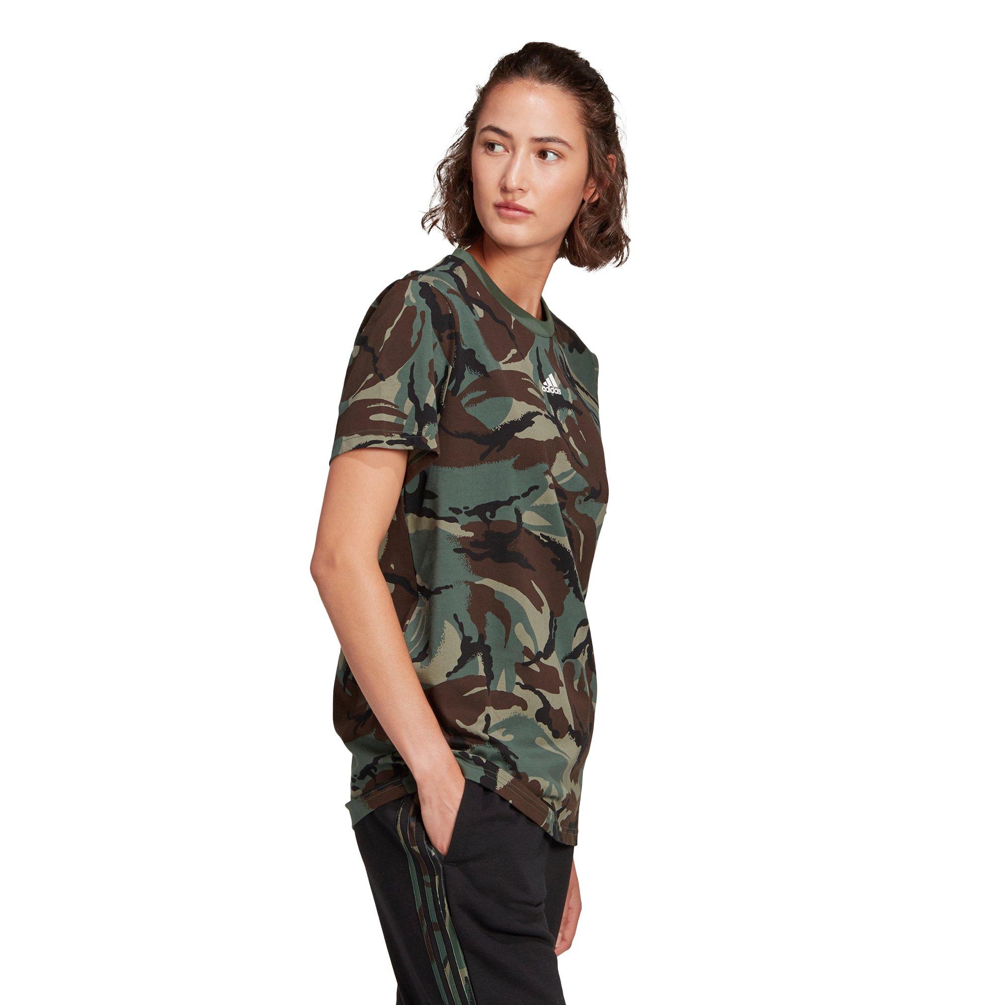 Adidas camo t shirt clearance women's