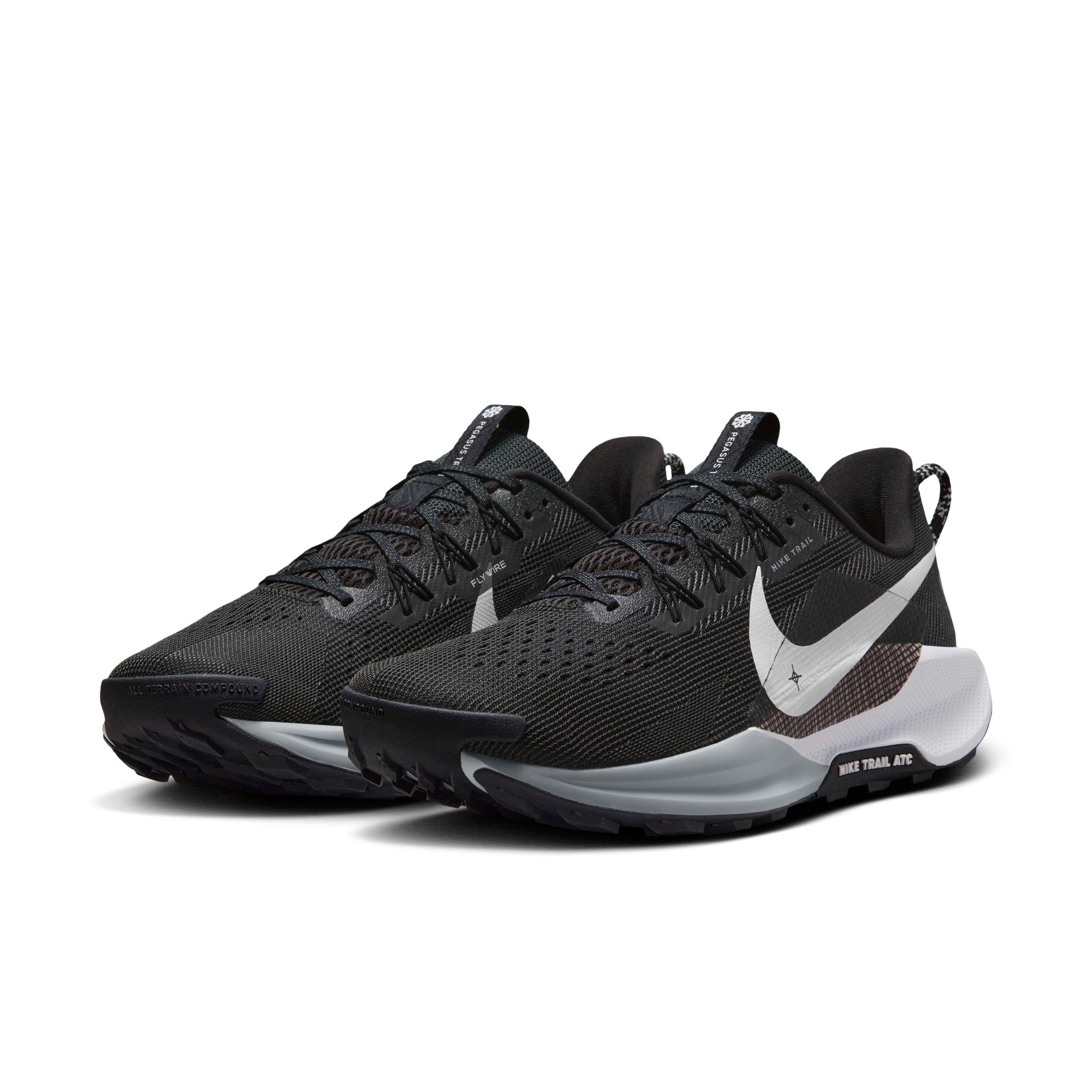 Nike Pegasus Trail 5 "Black/Anthracite/Wolf Grey/White" Men's Trail Running Shoe - BLACK/ANTHRACITE/GREY/WHITE Thumbnail View 3