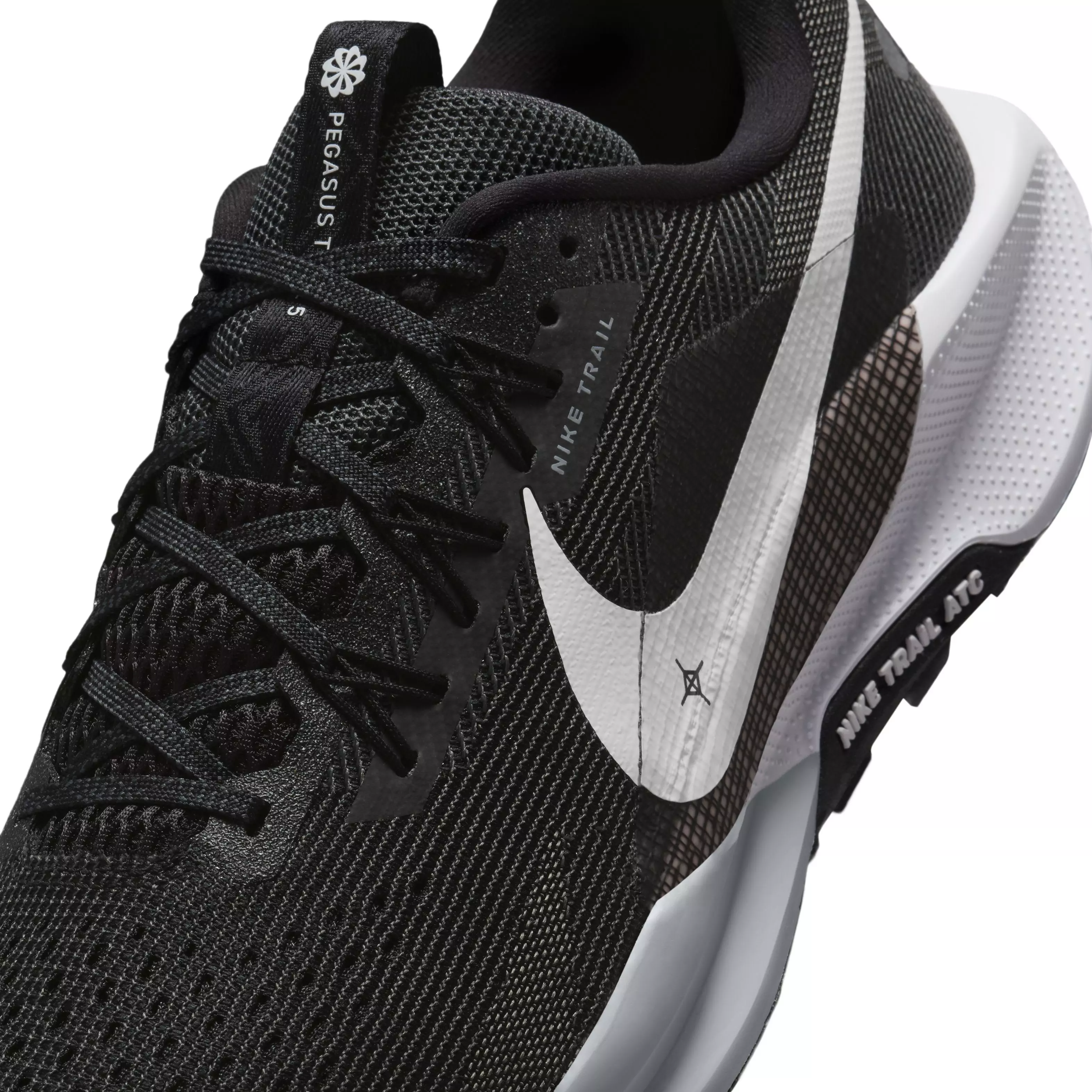 Nike Pegasus Trail 5 "Black/Anthracite/Wolf Grey/White" Men's Trail Running Shoe - BLACK/ANTHRACITE/GREY/WHITE