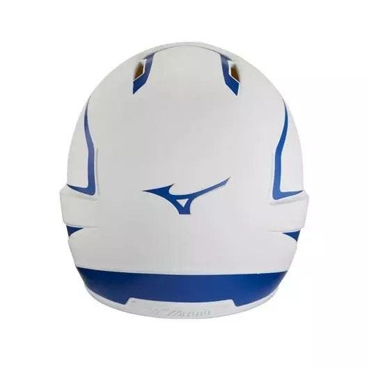Mizuno Youth F6 Fastpitch Softball Batting Helmet - WHITE/ROYAL