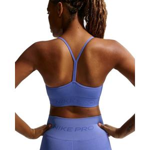 Nike Women's Pro Seamless Light-Support Padded Sports Bra -Sapphire