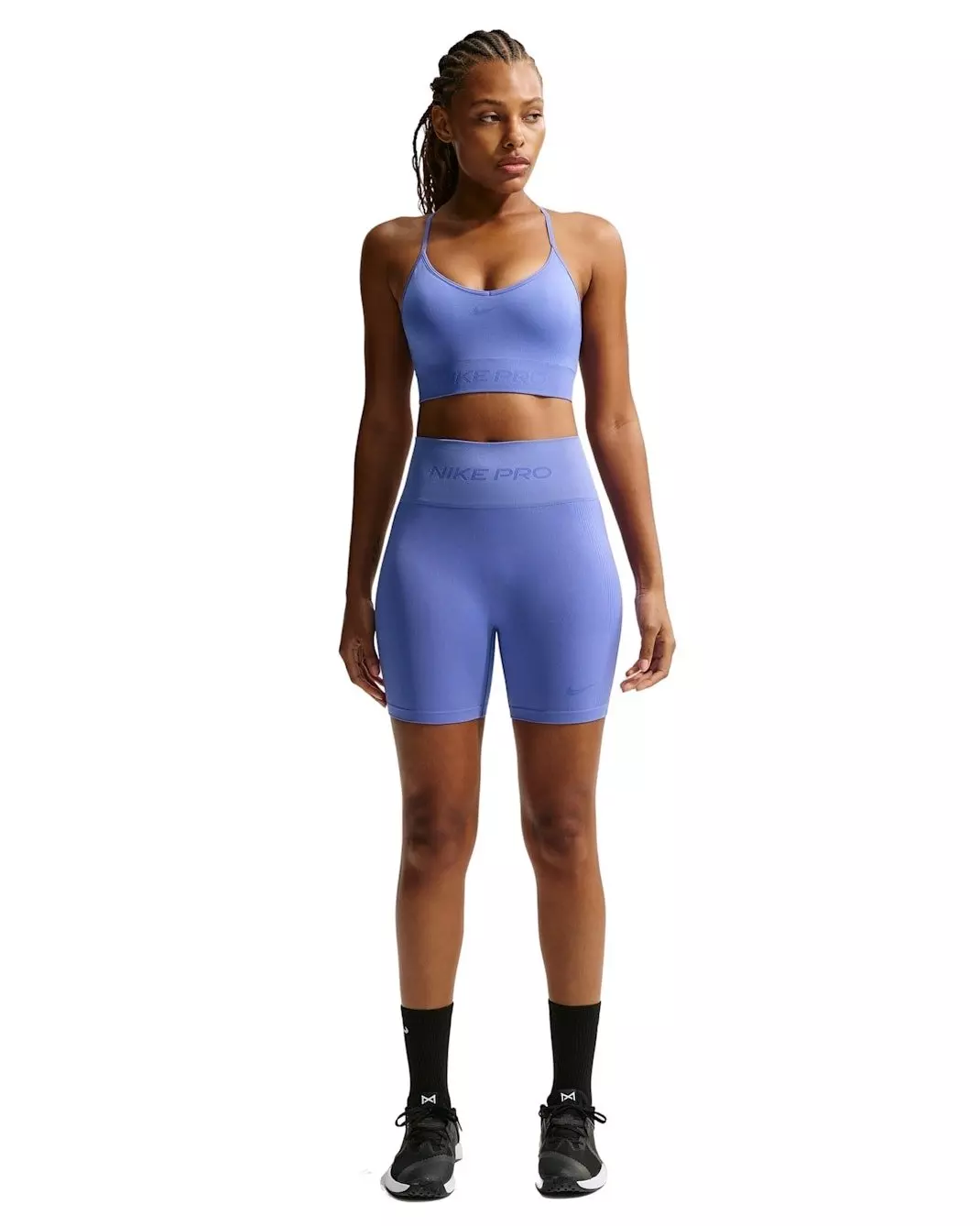 Nike Women's Pro Seamless Light-Support Padded Sports Bra - Sapphire - SAPPHIRE