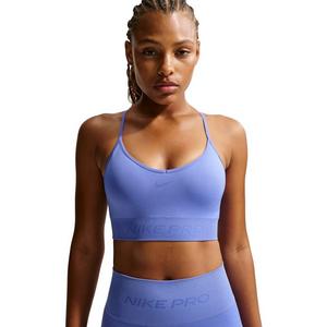 Nike Women's Pro Seamless Light-Support Padded Sports Bra -Sapphire
