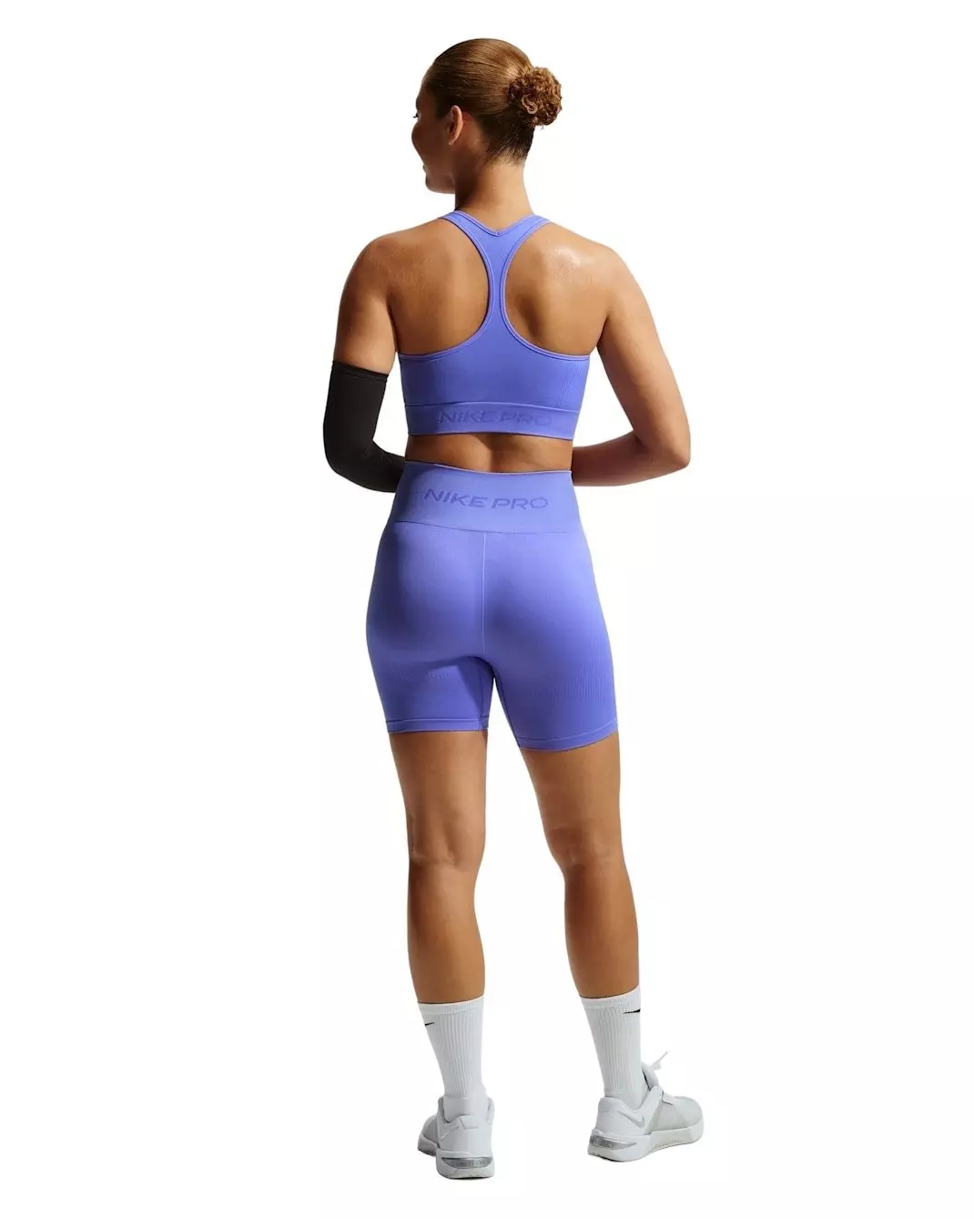 Nike Women's Pro Seamless Dri-FIT Cropped Tank Top - Sapphire - SAPPHIRE