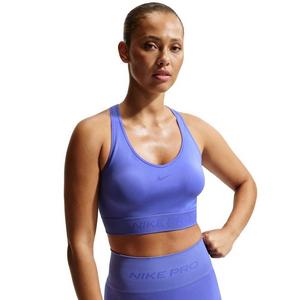 Nike Women's Pro Seamless Dri-FIT Cropped Tank Top -Sapphire