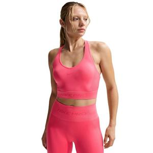 Nike Women's Pro Seamless Dri-FIT Cropped Tank Top -Coral