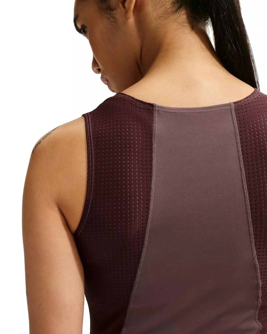 Nike Women's Pro Dri-FIT Tank Top - Tattoo Purple - TATTOO PURPLE