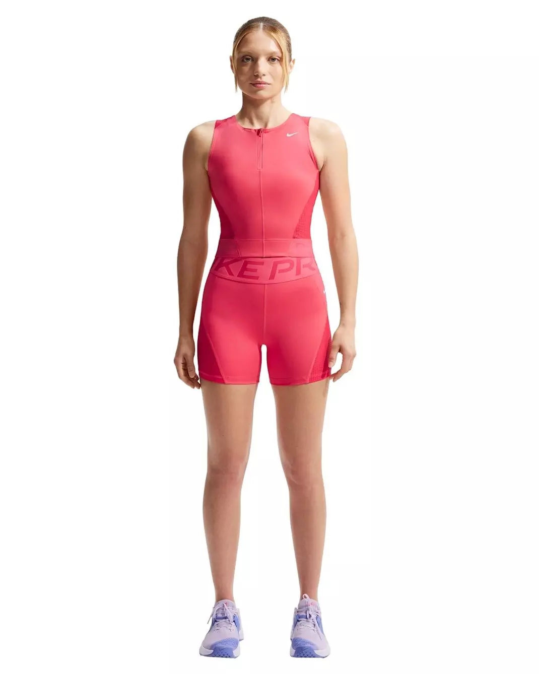 Nike Women's Pro Dri-FIT Tank Top - Coral - CORAL