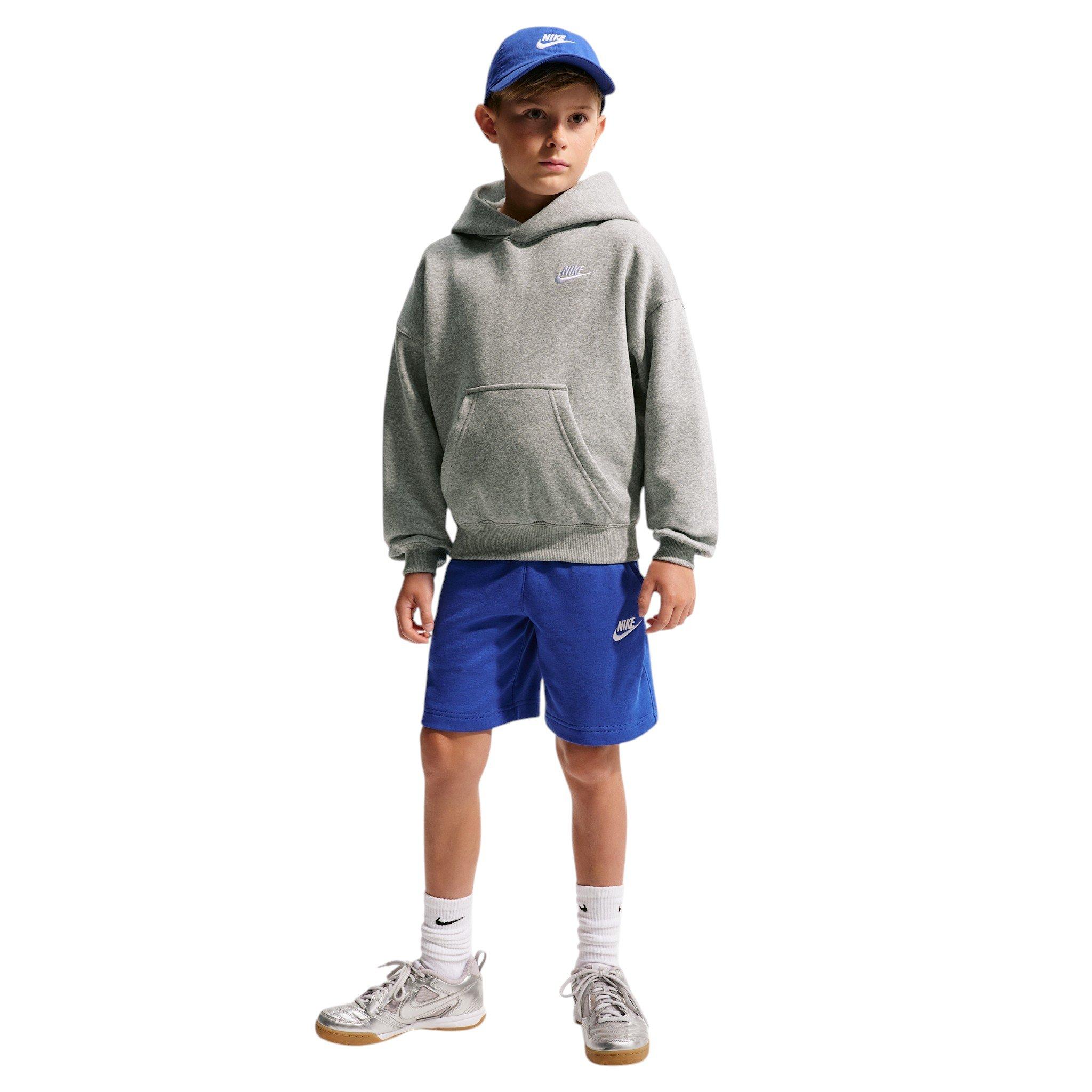Nike Big Kids' Sportswear Club Fleece Oversized Hoodie - Grey - GREY