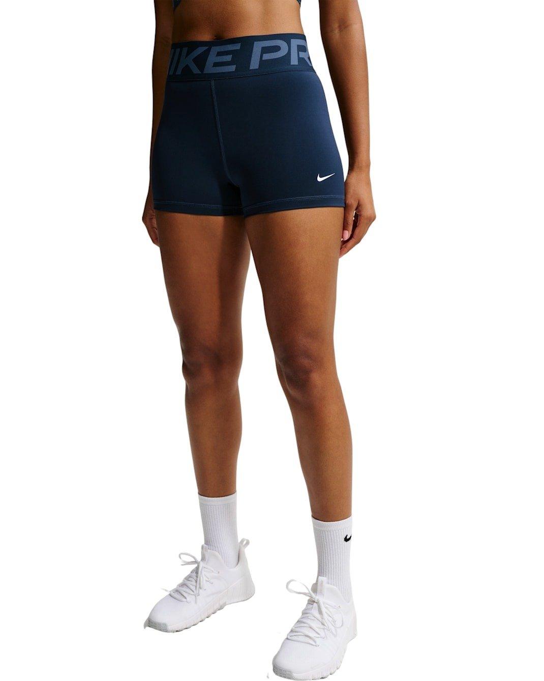 Nike Women's Pro Sculpt High-Waisted 3" Biker Shorts -Navy - NAVY Thumbnail View 1