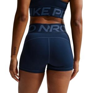 Nike Women's Pro Sculpt High-Waisted 3" Biker Shorts -Navy