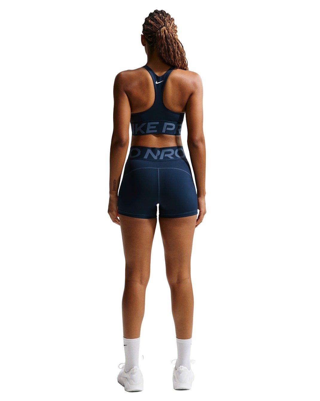 Nike Women's Pro Sculpt High-Waisted 3" Biker Shorts - Navy - NAVY Thumbnail View 5
