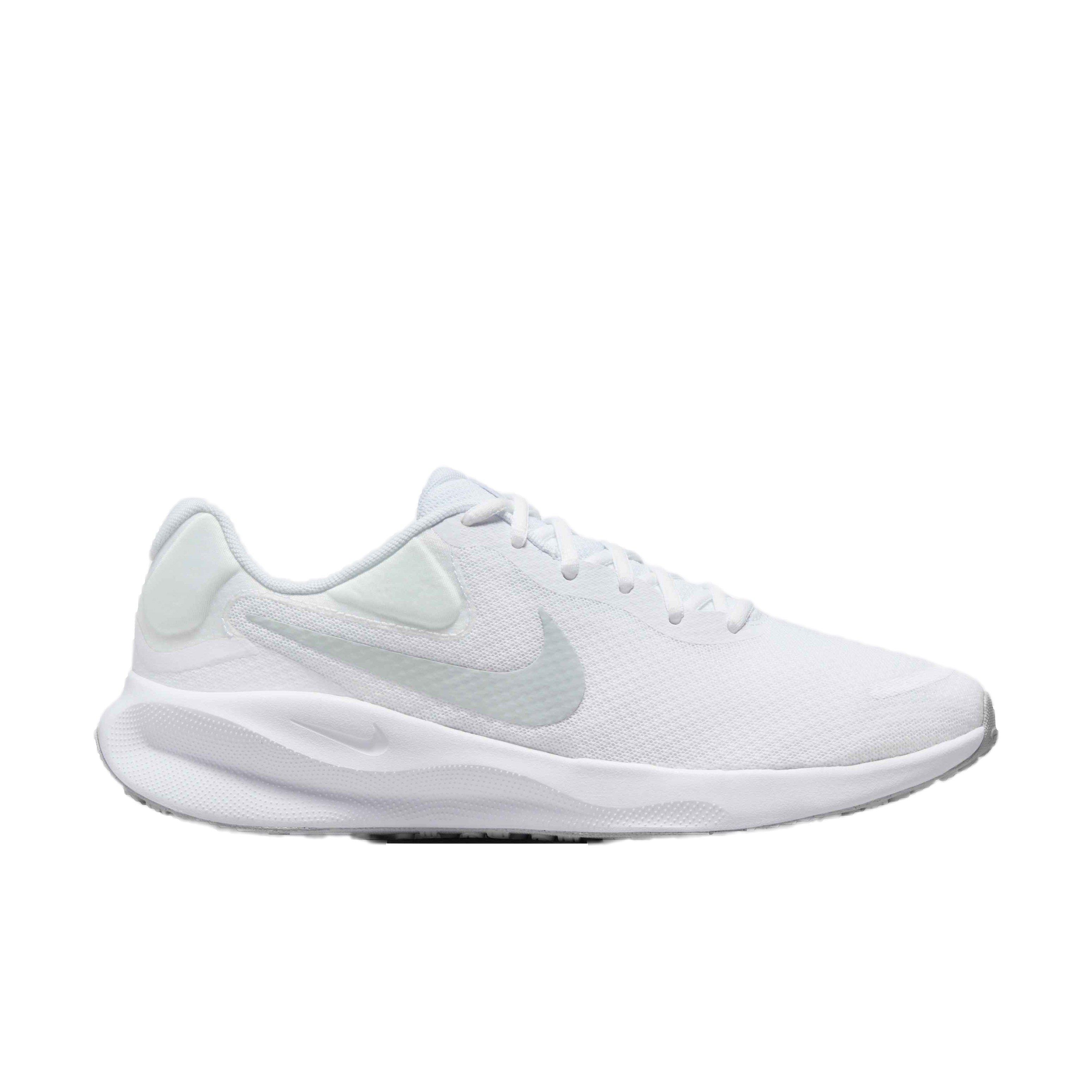 Nike Revolution 7 "White/Pure Platinum" Men's Running Shoe - WHITE/PLATINUM Thumbnail View 1