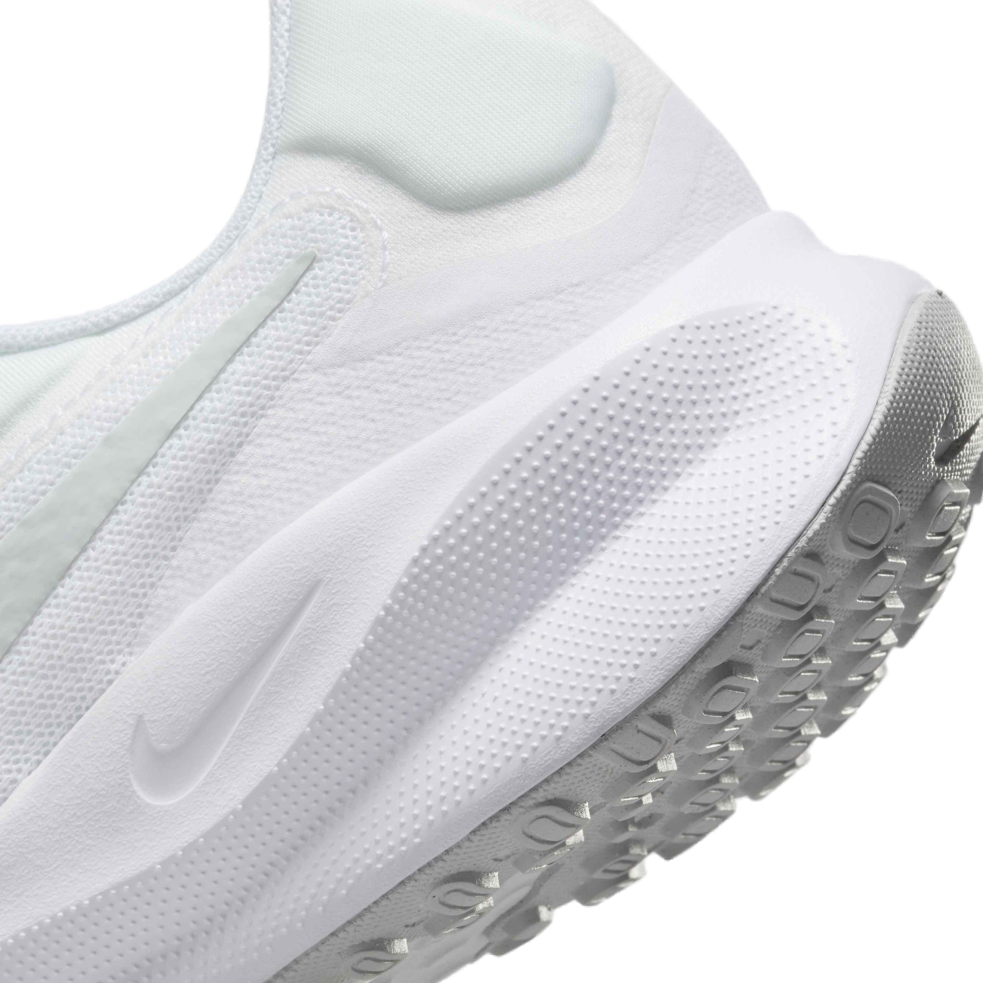 Nike Revolution 7 "White/Pure Platinum" Men's Running Shoe - WHITE/PLATINUM Thumbnail View 6
