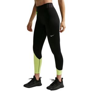 Nike Women's Pro Sculpt High-Waisted Full-Length Leggings -Black/Yellow