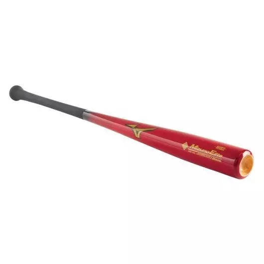 Mizuno MZE 243 Bamboo Elite Wood Baseball Bat - RED/BLACK