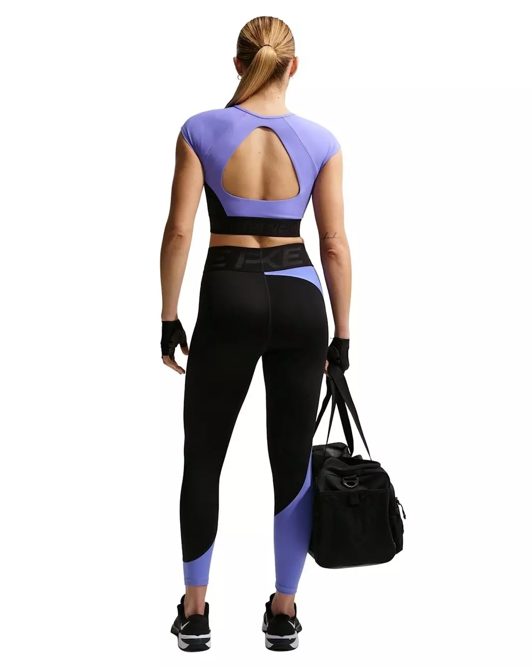 Nike Women's Pro Sculpt High-Waisted Full-Length Leggings - Black/Sapphire - BLACK/SAPPHIRE