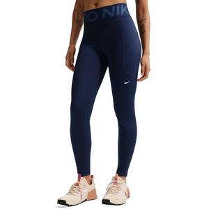 Nike Women's Pro Sculpt High-Waisted 7/8 Leggings with Pockets -Navy