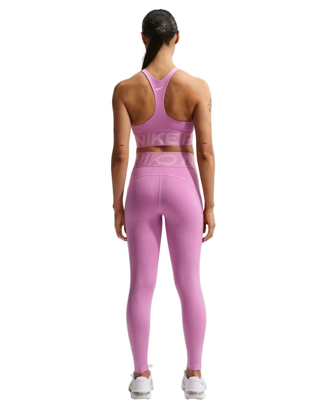 Nike Women's Pro Sculpt High-Waisted 7/8 Leggings with Pockets - Lt Magenta - LT MAGENTA Thumbnail View 5