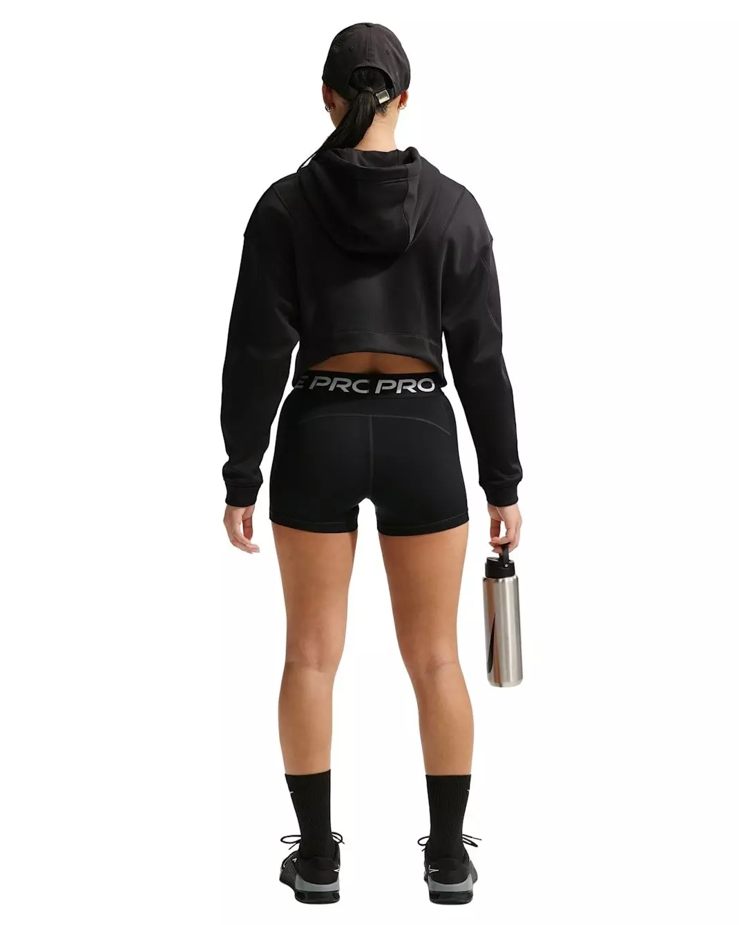 Nike Women's Pro Therma-FIT Hoodie - Black - BLACK