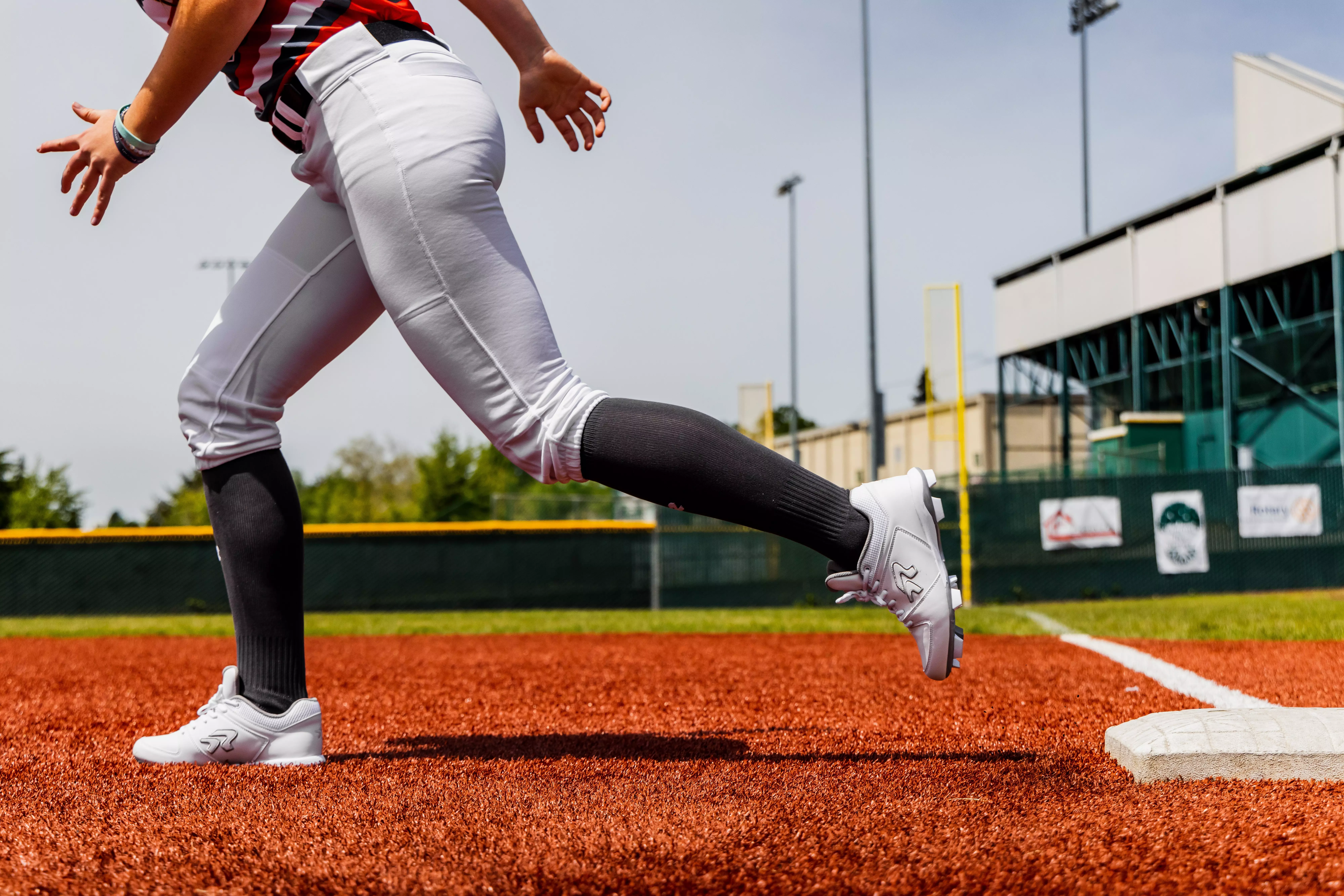 RIP-IT Girls' 4-Way Stretch Softball Pant - WHITE